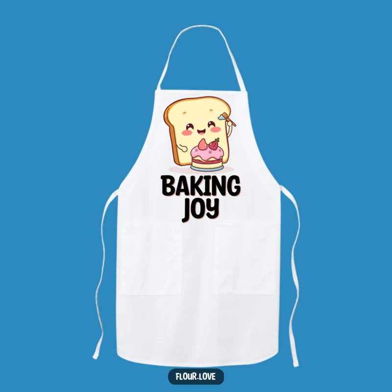 Funny Bread Frosting Apron - Smiling Baker for a Hilarious Kitchen