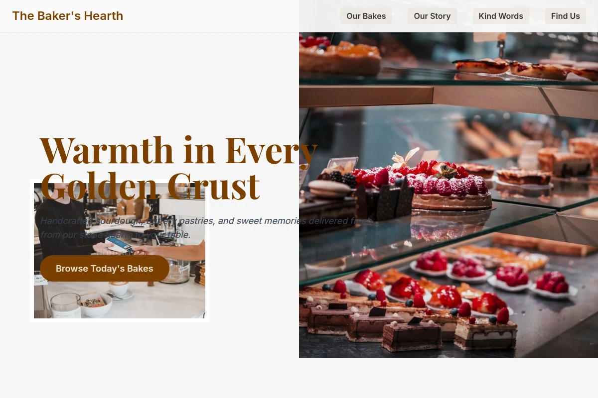FreshlyBaked Bakery