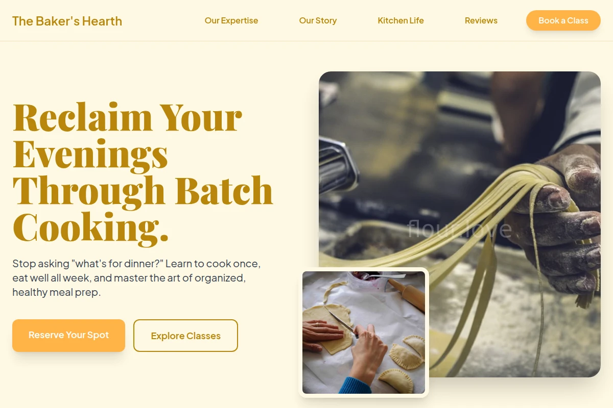 Batch Cooking Class