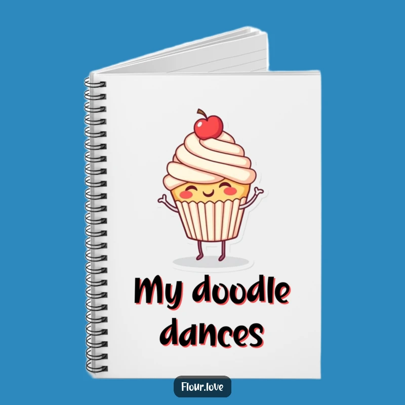 Funny Cupcake Dance Notebook: Jot Down Ideas with Sweet Giggles